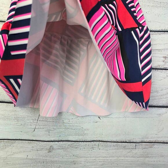 Express Multicolor Stripe Flare Skirt M NWT - Picture 3 of 5